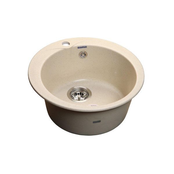 Кухонная мойка GranFest R-480 RONDOR-480 беж