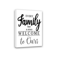 Картина Симфония Every family has a story. Welcome to ours МТ-037, 40х30 см