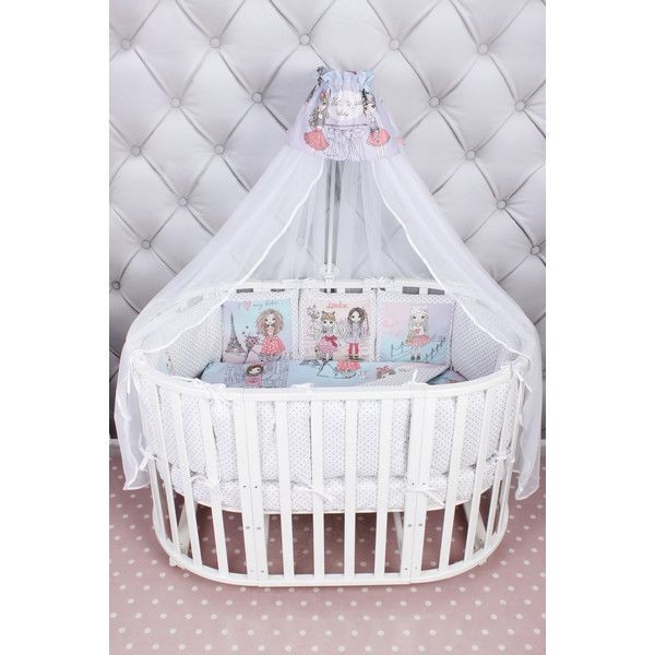 Комплект постельного белья AmaroBaby Little Crystal в кроватку, поплин 19 предметов