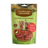 Деревенские лакомства для собак мини-пород Ломтики крольчатины 60гр