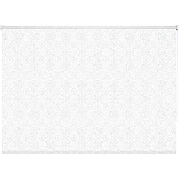 Штора рулонная Neo Classic Мандала 120x175 см белая
