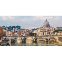 Фотообои Divino Decor Мост Сан-Анджело в Риме C-344 300х147 см