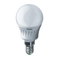 Лампа Светодиодная (Led) G45 Шар 07W 4000 К E27, Матов,, Хол, Свет (10/100) "34;Navigator "34; 94 469