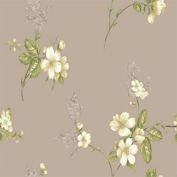 Виниловые обои York Wallcoverings бежевые JG0691 0.68 м