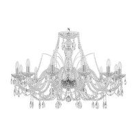 Люстра потолочная Bohemia Ivele Crystal 105.12.360.Ni E14 12 ламп 24 м²