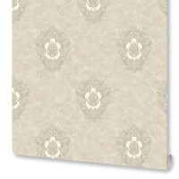 Обои флизелиновые Monte Solaro Shanti бежевые 1.06 м 9052-01