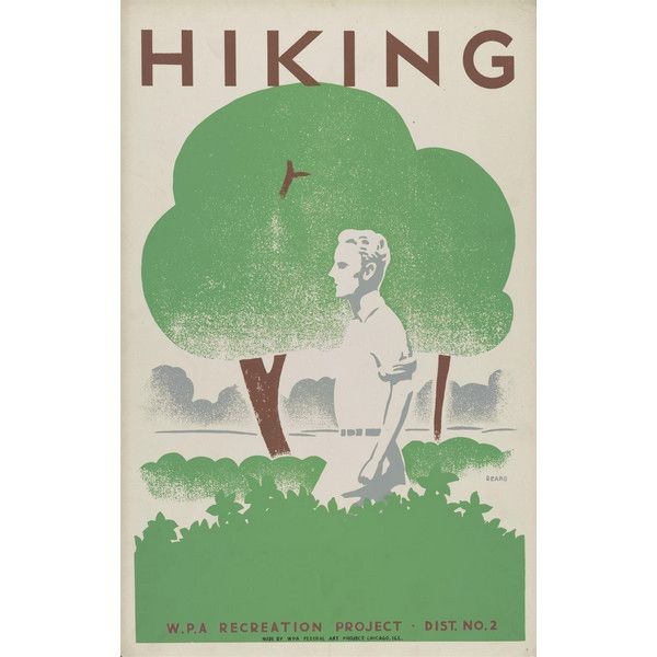 Плакат "34;Просто Постер "34; Hiking 90x120 в подарочном тубусе 222167810531