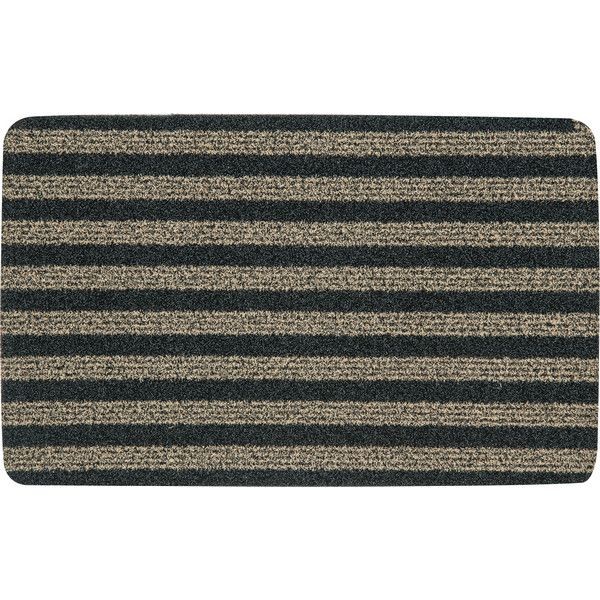 Коврик «Zebra» 61, 50x80 см, полипропилен, цвет чёрный/золотой
