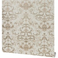Обои флизелиновые Maxwall Renaissance бежевые 1.06 м 168384-31
