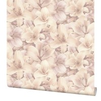 Обои флизелиновые Lilium бежевые 1.06 м PP71461-21