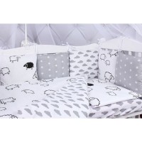 Комплект постельного белья AmaroBaby Good Night в кроватку, поплин 15 предметов