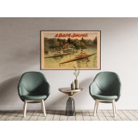 Плакат "34;Просто Постер "34; Секрет гонки на байдарках 90x120 в подарочном тубусе 253945784981