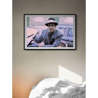 Постер "34;Просто Постер "34; Адриано Челентано в авто 50x70 в подарочном тубусе Металл