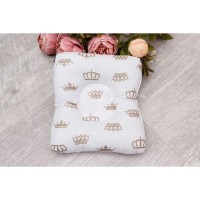 Подушка AmaroBaby детская Короны 22х26 см, холлофайбер