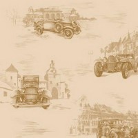 Обои бумажные York Wallcoverings Manuscript III бежевые MS8226 0.68 м