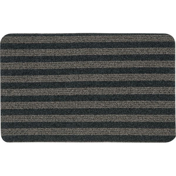 Коврик «Zebra» 66, 50x80 см, полипропилен, цвет чёрный/коричневый