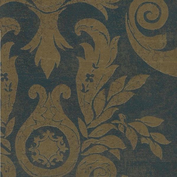 Обои бумажные York Wallcoverings Middlebury синие DL0748 0.68 м