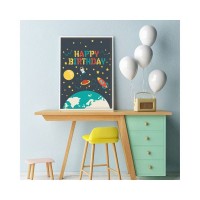Постер в раме ПростоПостер Happy Birthday 231897857695, 40х50 см