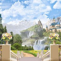 Фотообои Divino Decor Волшебные замки H-007 400х270 см