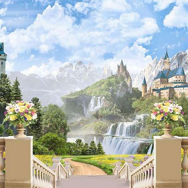 Фотообои Divino Decor Волшебные замки H-007 400х270 см