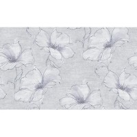 Обои флизелиновые Solo Fleur серые 1.06 м E37005