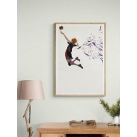 Плакат "34;Просто Постер "34; Аниме Волейбол. Хината 90x120 в подарочном тубусе 480951252271