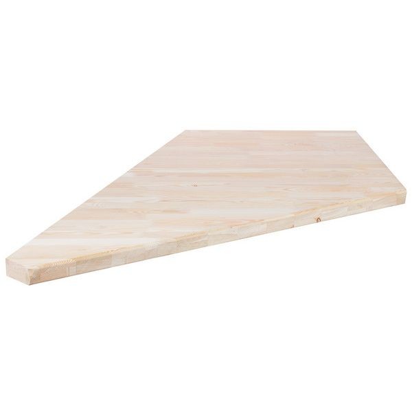 Ступень 40x950x950 мм лиственница сорт AB цельноламельная угловая