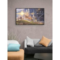 Постер "34;Просто Постер "34; Мир будущего 60x90 в раме Металл