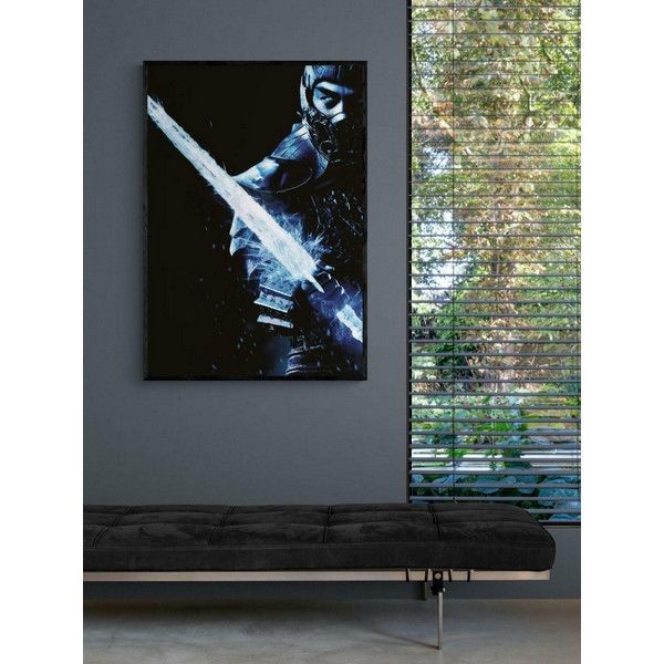 Плакат "34;Просто Постер "34; Mortal Kombat - Саб-Зиро 60x90 в подарочном тубусе 462936394231