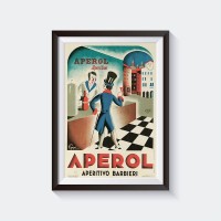 Плакат "34;Просто Постер "34; Апероль в Италии 90x120 в подарочном тубусе 276888050761