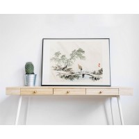 Плакат "34;Просто Постер "34; Через мост 60x90 в раме 834629607115