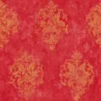 Виниловые обои York Wallcoverings красные DA2369 0.68 м