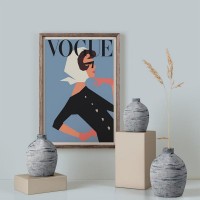 Плакат "34;Просто Постер "34; Винтажный Vogue 90x120 в подарочном тубусе 717413978981