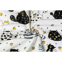 Простыня AmaroBaby AmaroBaby Котики150х210 см, бязь