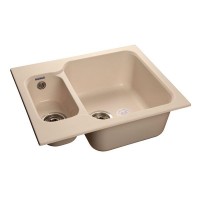 Кухонная мойка GranFest S-615 K STANDARTS-615 K бел