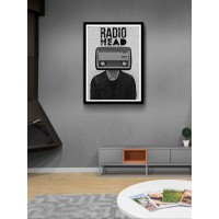 Плакат "34;Просто Постер "34; Radiohead 90x120 в подарочном тубусе 936806572401