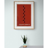 Постер "34;Просто Постер "34; Подозрительные лица - Афиша 90x120 в подарочном тубусе Металл