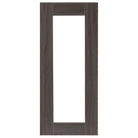 Витрина для шкафа Delinia «Фрейм тёмный» 40x92 см, ЛДСП, цвет коричневый
