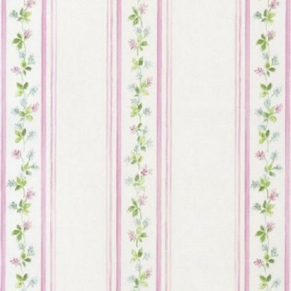 Обои виниловые Aura Little England II розовые 0.53 м PR33870