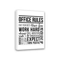 Картина Симфония Office rules МТ-039, 40х30 см