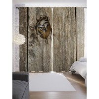 Штора JoyArty Подглядывающая опасность p_12725_145x265, 265 см