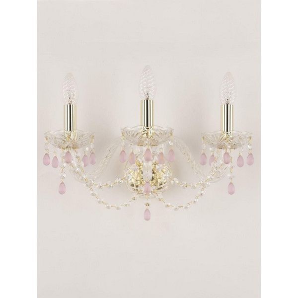 Настенный светильник Bohemia Ivele Crystal 112B.3.165.G.V7010 E14 цвет золотой