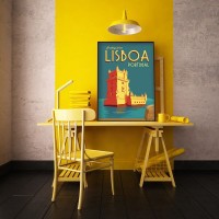 Плакат "34;Просто Постер "34; Лиссабон 90x120 в подарочном тубусе 907513207671