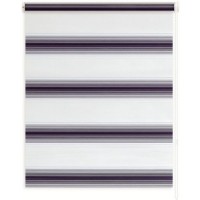 Штора рулонная день-ночь Miamoza Palermo 60x160 см фиолетовая