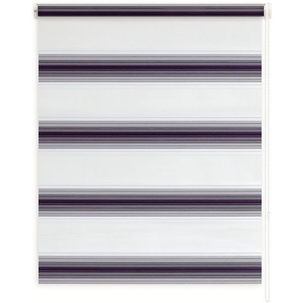 Штора рулонная день-ночь Miamoza Palermo 60x160 см фиолетовая