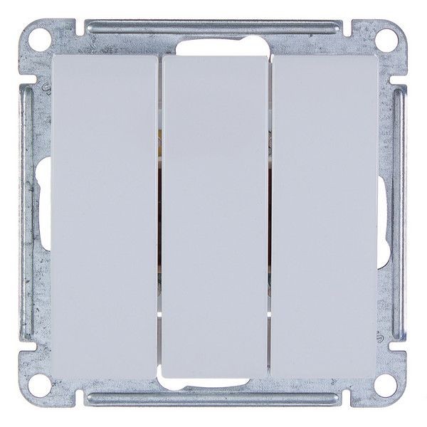 Выключатель встраиваемый Schneider Electric W59 3 клавиши, цвет белый