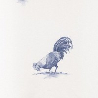 Обои виниловые Aura Kitchen Story II голубые 0.53 м KE29932
