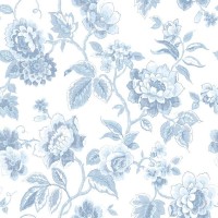 Обои виниловые Aura Abby Rose белые 0.53 м AB42440