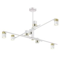 Люстра подвесная Lumien Hall Sauris LH8020/8P-WT-GD GU10 8 ламп