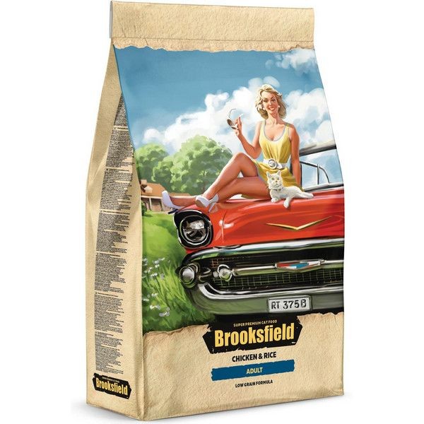 Сухой корм BROOKSFIELD Adult Cat Chicken для взрослых кошек Курица,рис 2кг